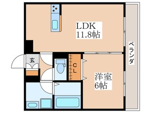 リコルテ福生の物件間取画像